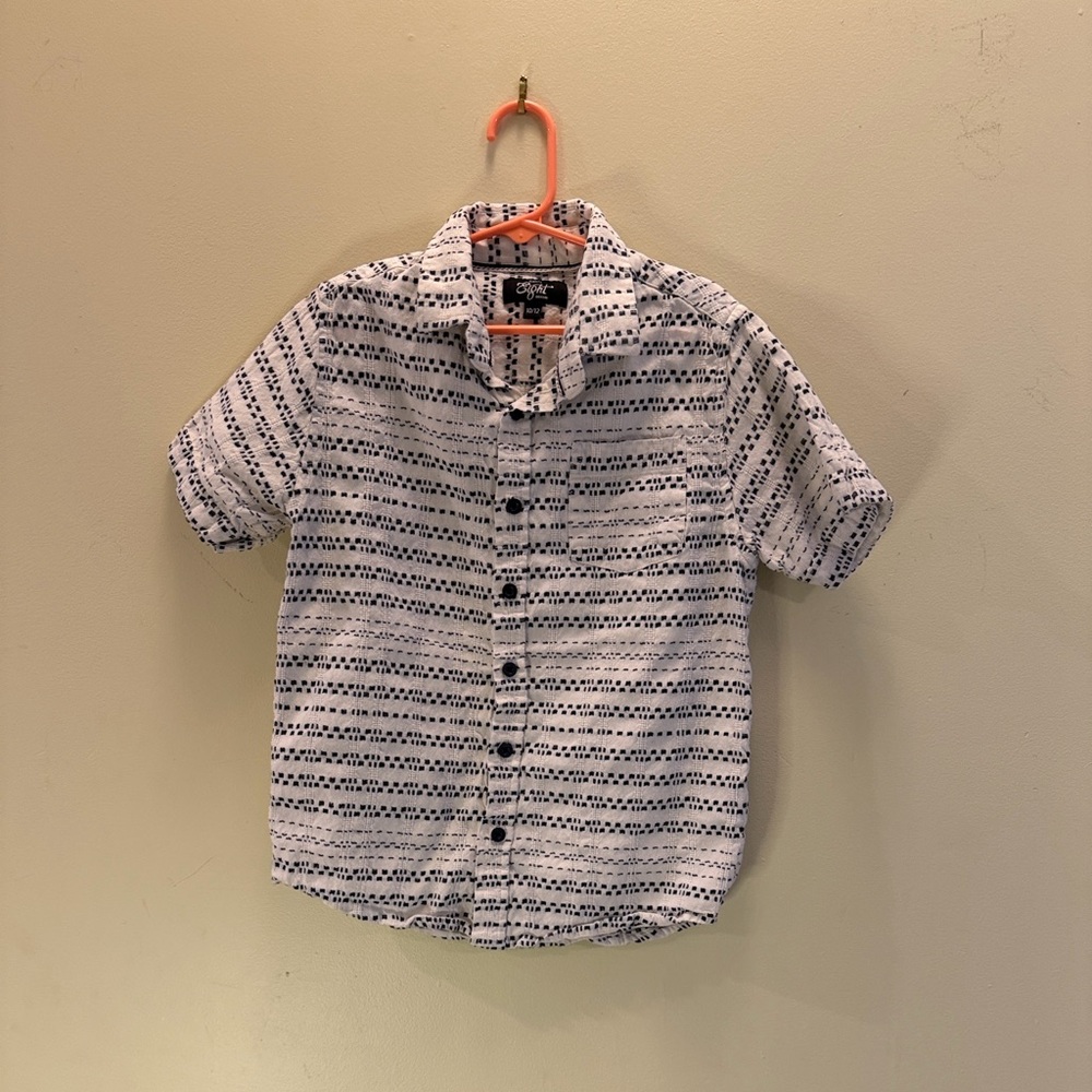 Eighty Eight Navy and White Checkered Shirt